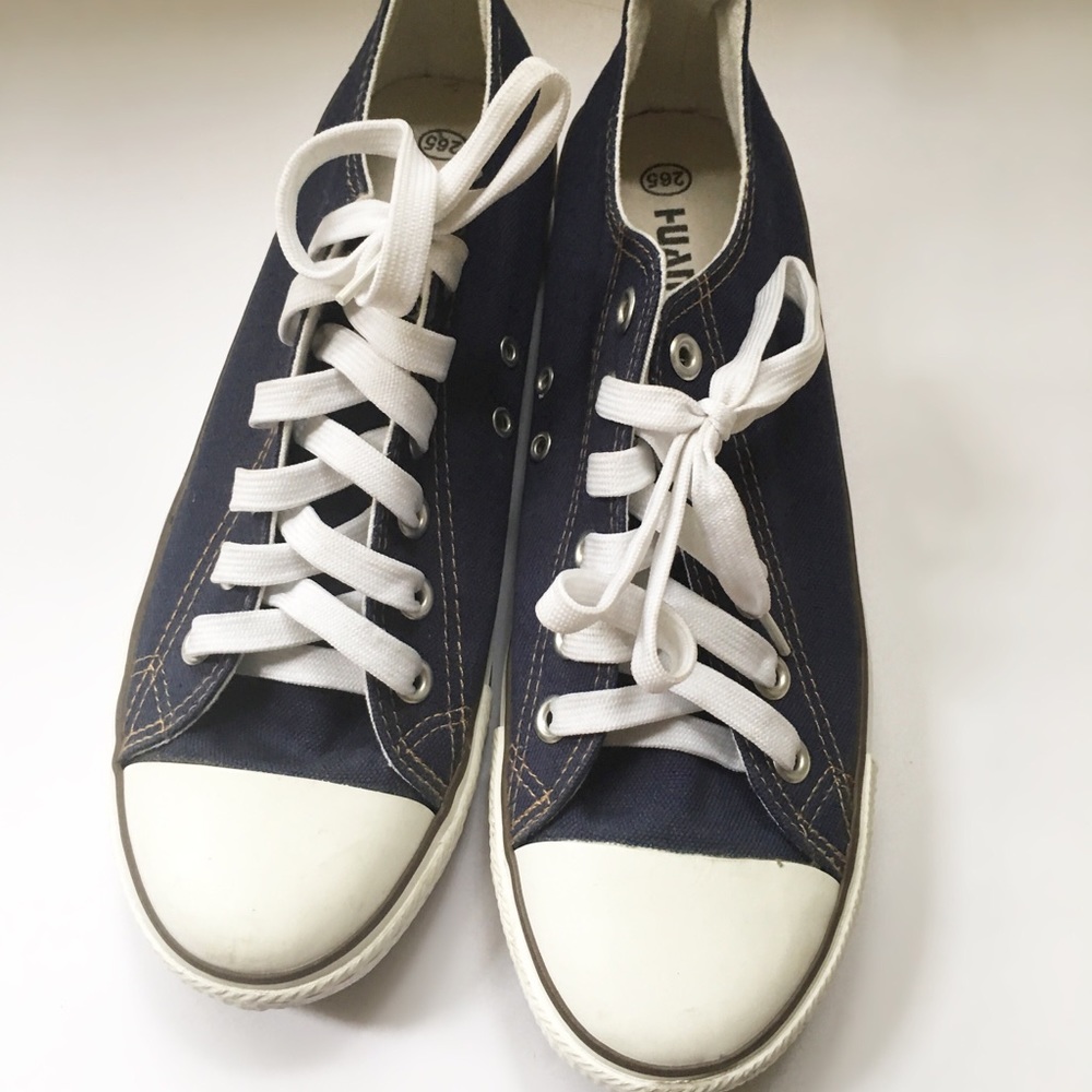 HuanQiu Men’s Sneakers Canvas Navy size 9
